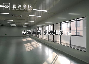 潔凈參觀(guān)走廊這樣設(shè)計(jì)大氣不？